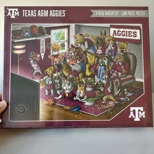 Texas A&M Aggies Football A Real Nail Biter Jigsaw Puzzle 500 Pieces NWT